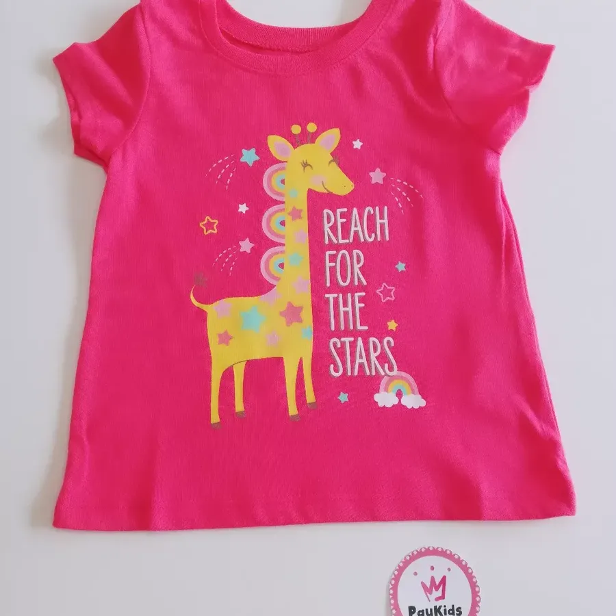 Blusa rosada jirafa