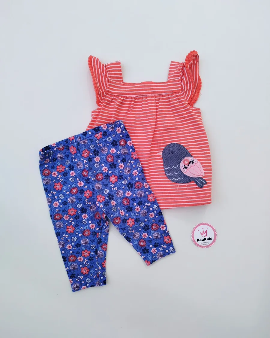 Conjunto 2pzas pajarito