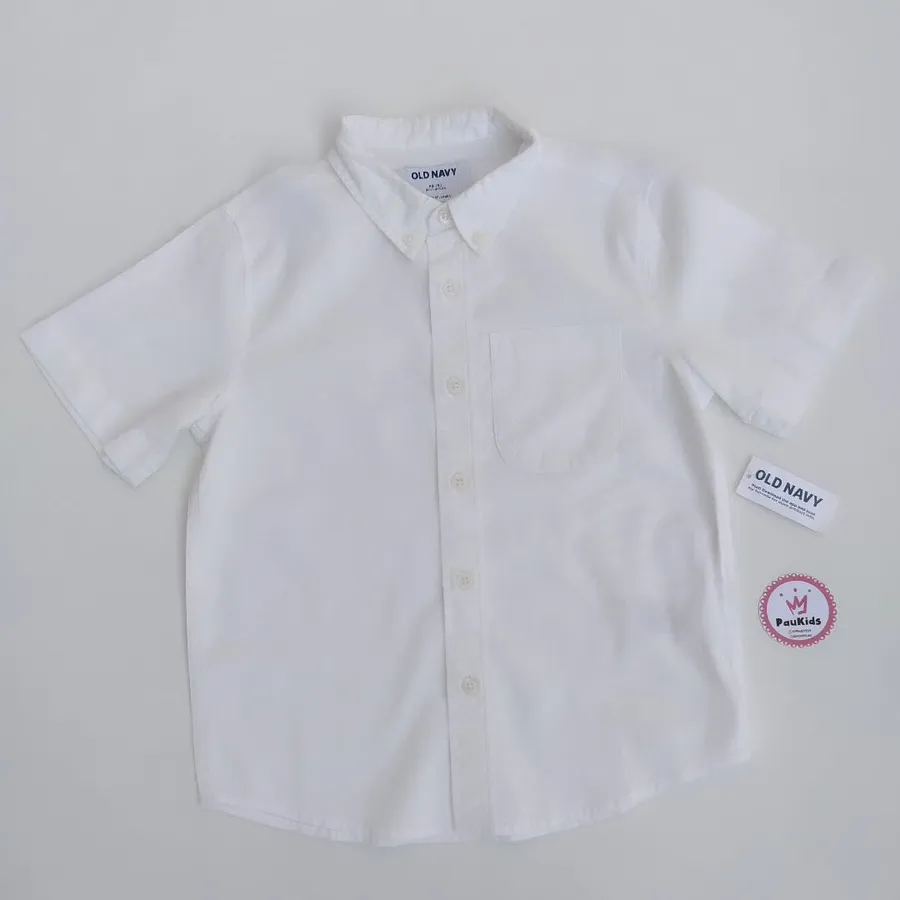 Camisa Blanca Manga Corta