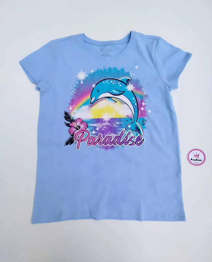 Blusa Celeste Delfín