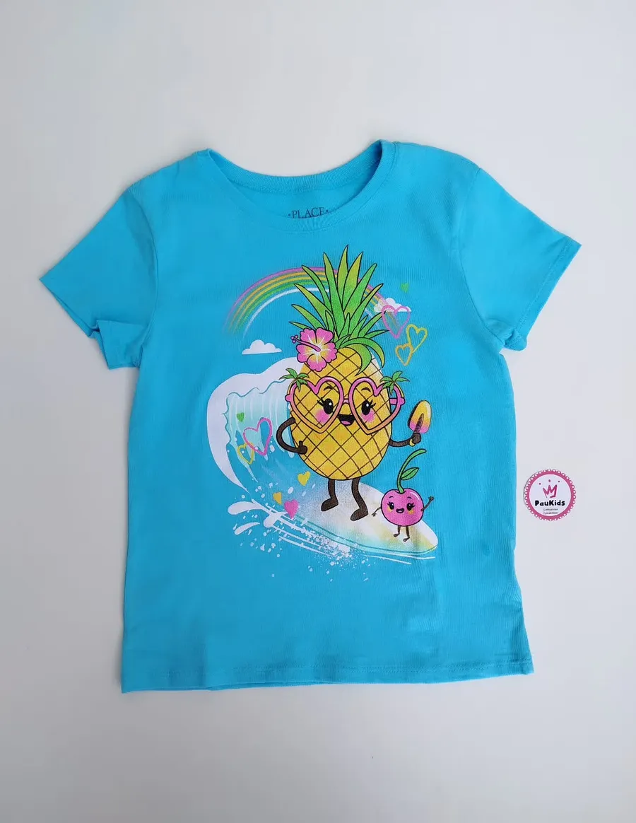 Blusa Celeste Piña