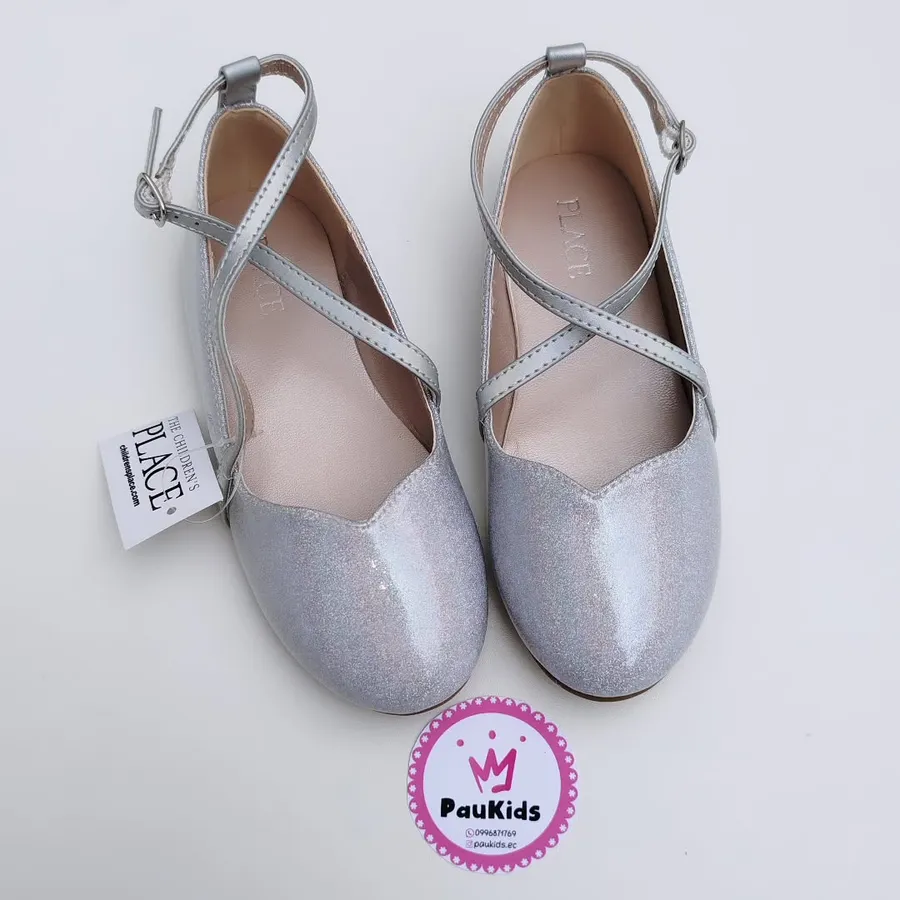 Zapatos Plateado
