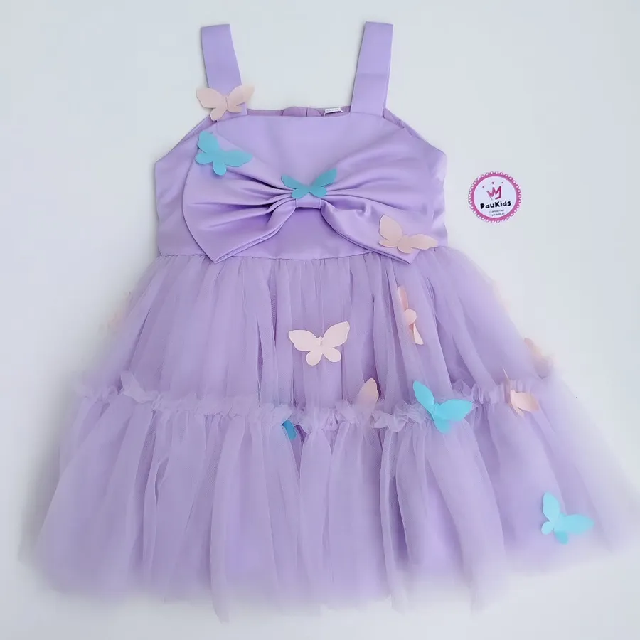 Vestido Tull Mariposas