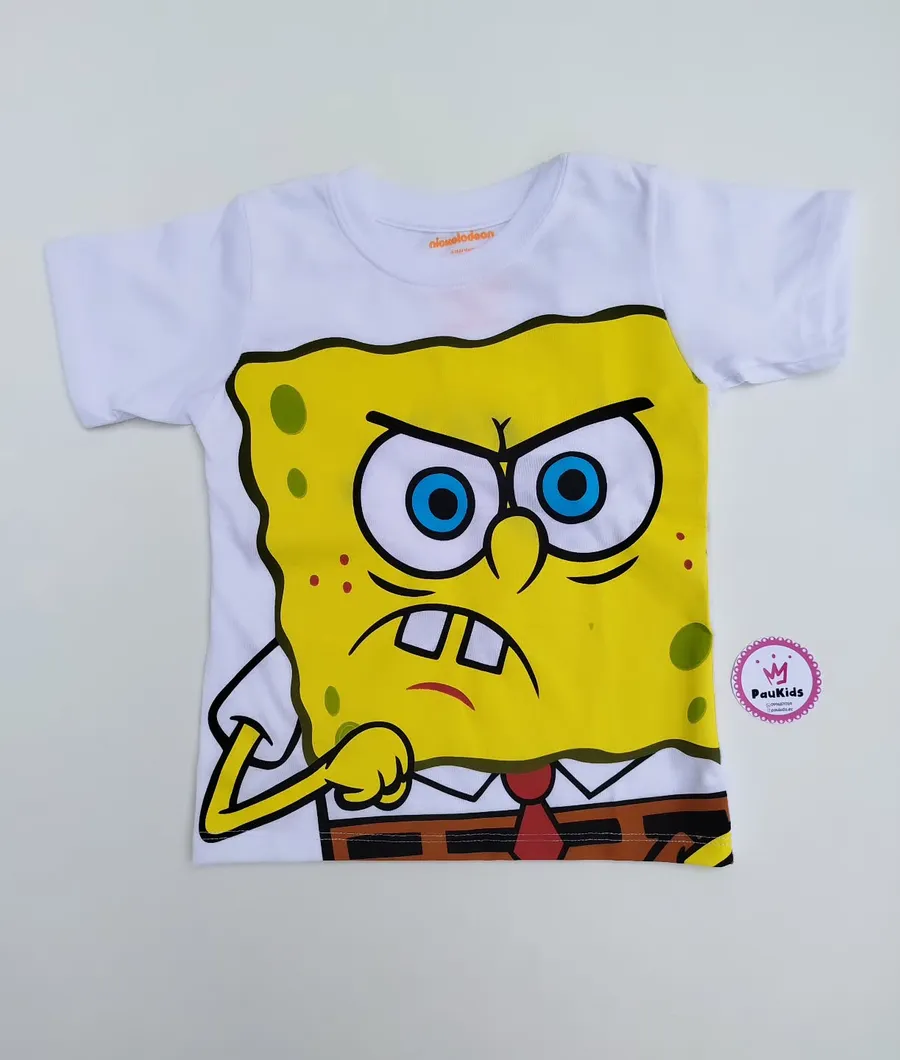 Camiseta Blanca Bob Esponja