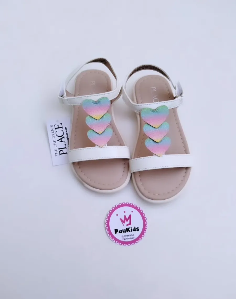 Zapatillas Blancas Corazones