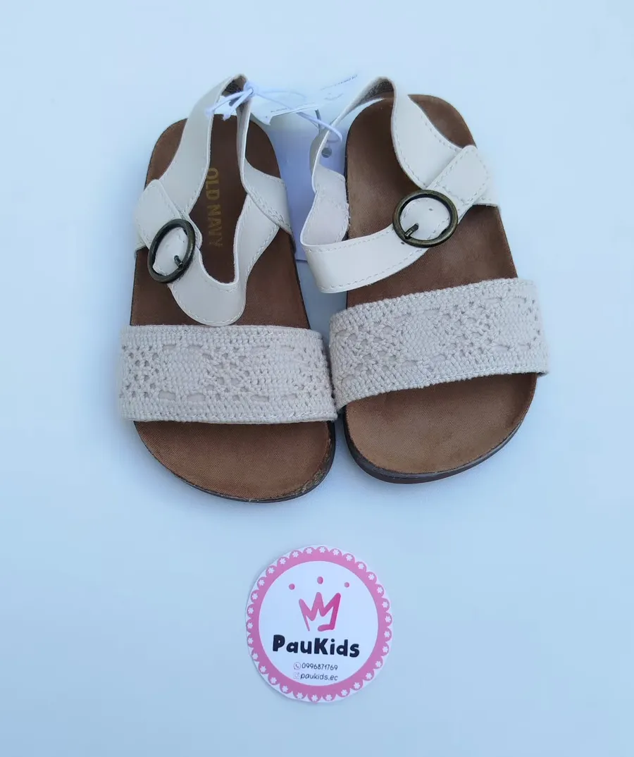 Zapatillas Beige Tejidas
