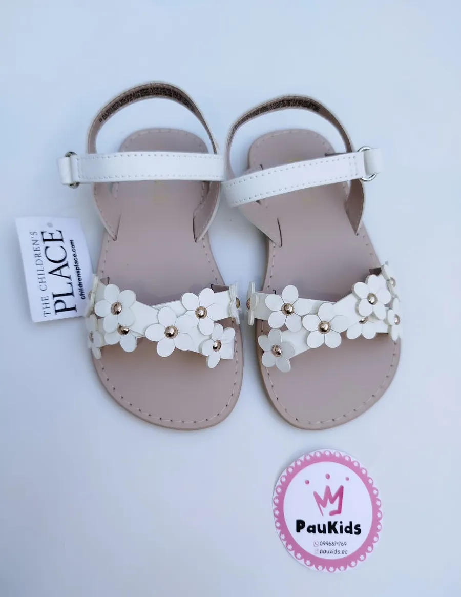Zapatillas Beige Floreadas
