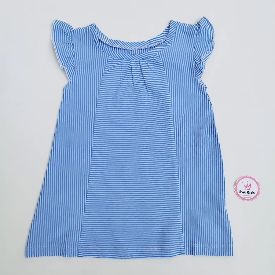 Blusa Rayas Azul