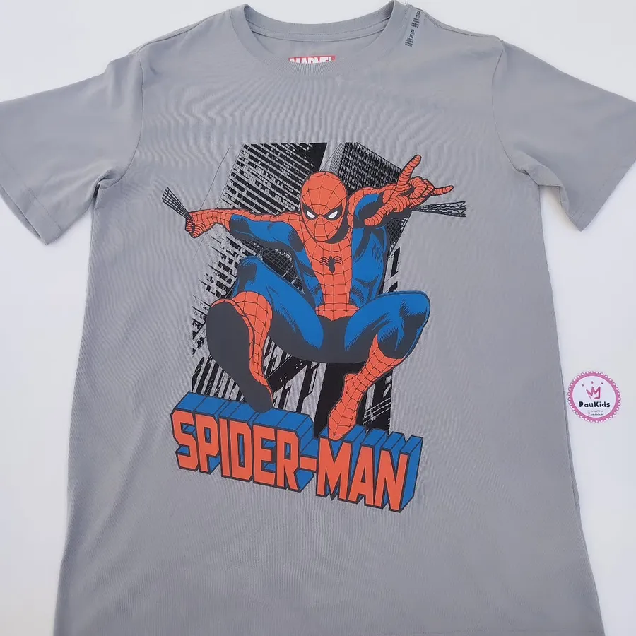 Camiseta Gris Spiderman