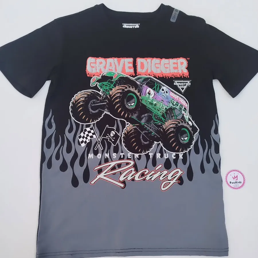 Camiseta Monster Negra