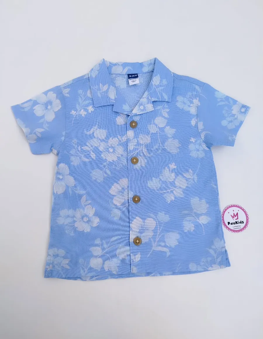 Camisa Celeste