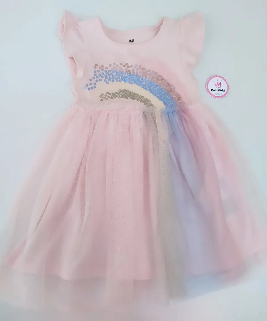 Vestido Tull Lentejuelas