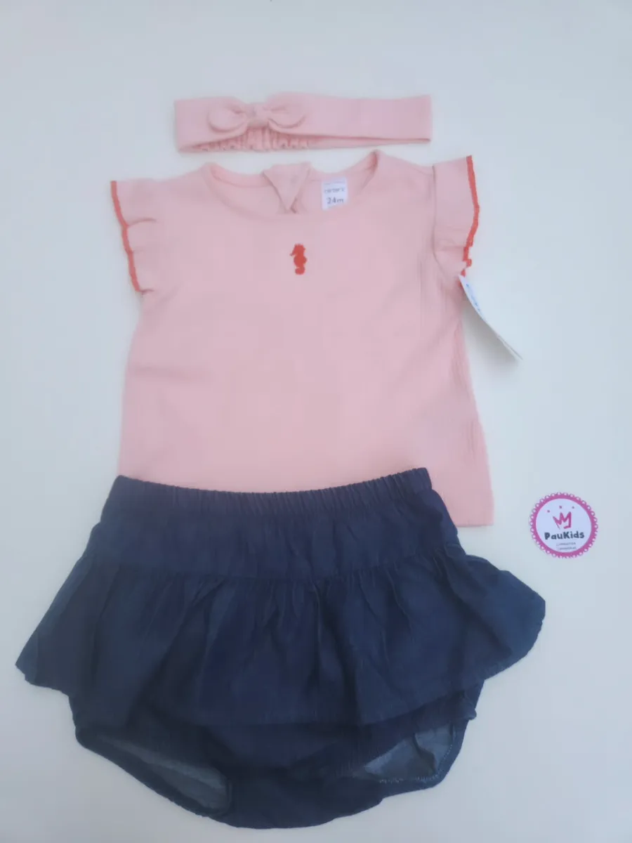 Conjunto 3pzas rosa