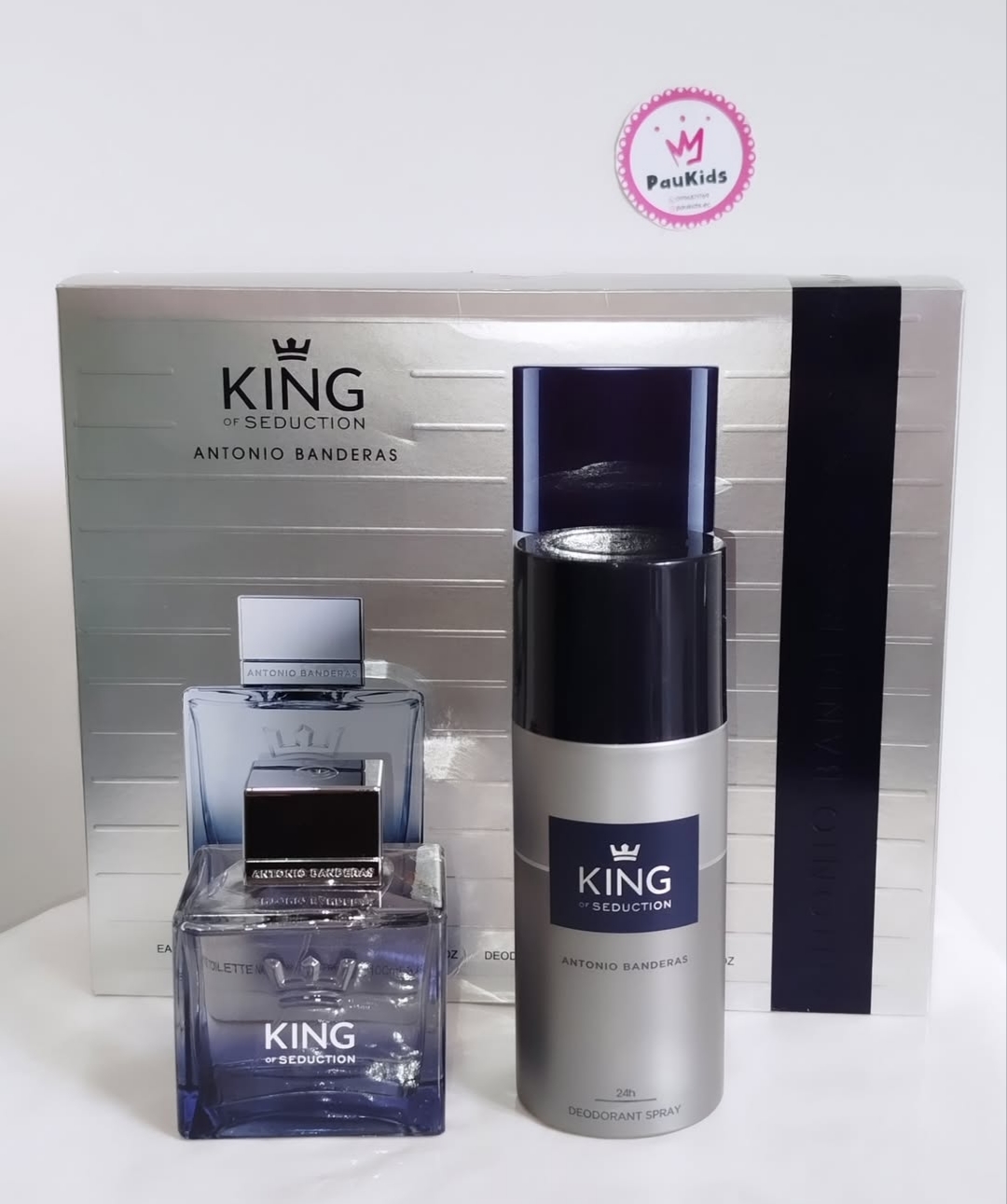 Perfume 100ml + Desodorante Spray 150ml King of Seduction